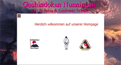 Desktop Screenshot of goshindo.ch