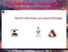 Tablet Screenshot of goshindo.ch