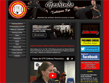 Tablet Screenshot of goshindo.es